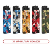Зажигалка LUXLITE X1 WP MILITARY HEXAGON