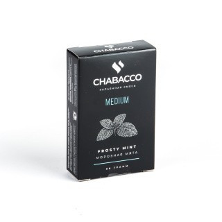 Табак для кальяна CHABACCO MEDIUM Frosty Mint 50 г.