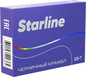 Табак для кальяна Starline Черничный крамбл 25 г