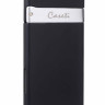 Зажигалка Caseti турбо, тонкая, черная