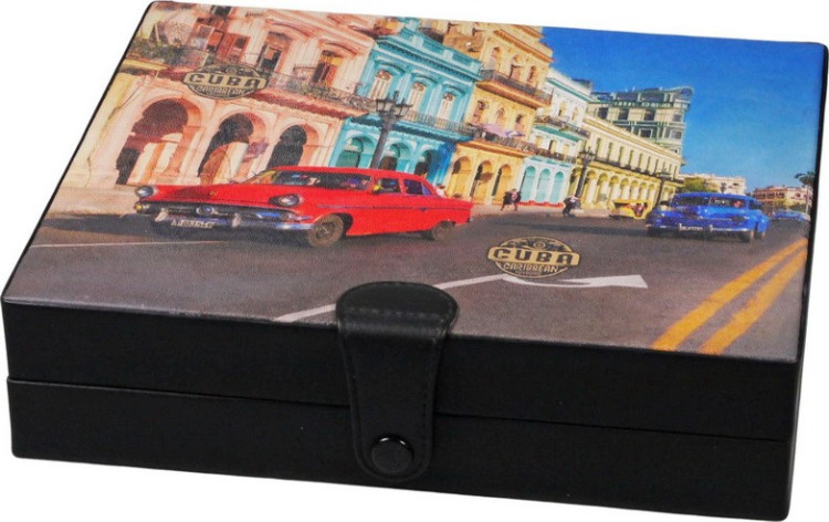 Хьюмидор Angelo на 8-10 сигар, черный "Cuba"