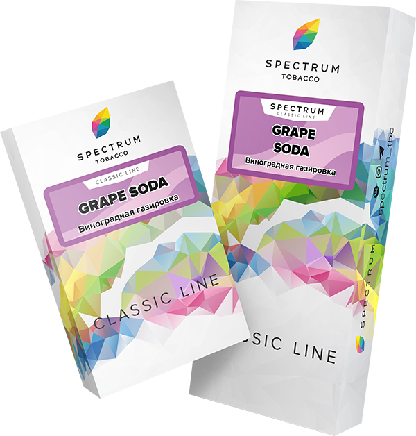 Табак для кальяна Spectrum Classic Line Grape Soda Виноградная газировка 40 гр.