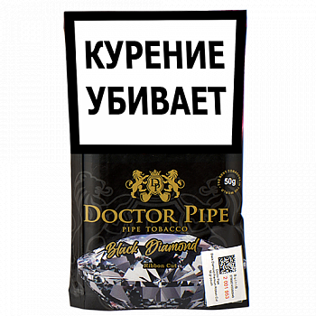 Трубочный табак Doctor Pipe Black Diamond Premium Ribbon Cut 50 гр