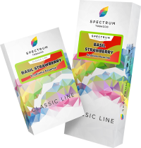 Табак для кальяна Spectrum Classic Line Basil Strawberry Клубника Базилик 40 гр.