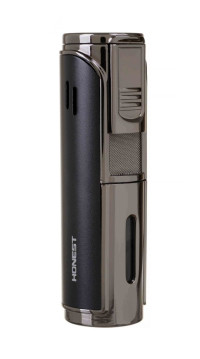 Зажигалка сигарная Honest, пятиструйное пламя, оружейная сталь