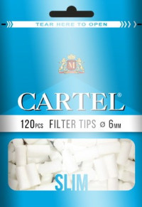 Фильтры для самокруток CARTEL SLIM 120