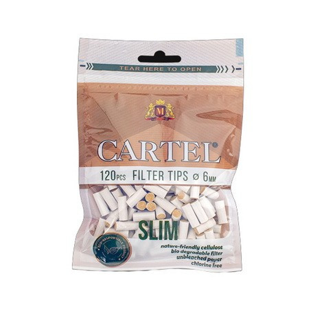 Фильтры для самокруток CARTEL SLIM BIO 120