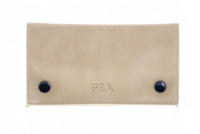 Кисет P&A для самокруток, экокожа, бежевый