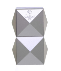 Зажигалка настольная Colibri Quasar, тройное турбопламя, Серый лак