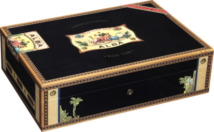 Хьюмидор Elie Bleu Alba Black 110 сигар