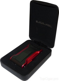 Зажигалка Black Label Dictator Black Matte & Red LBL80040