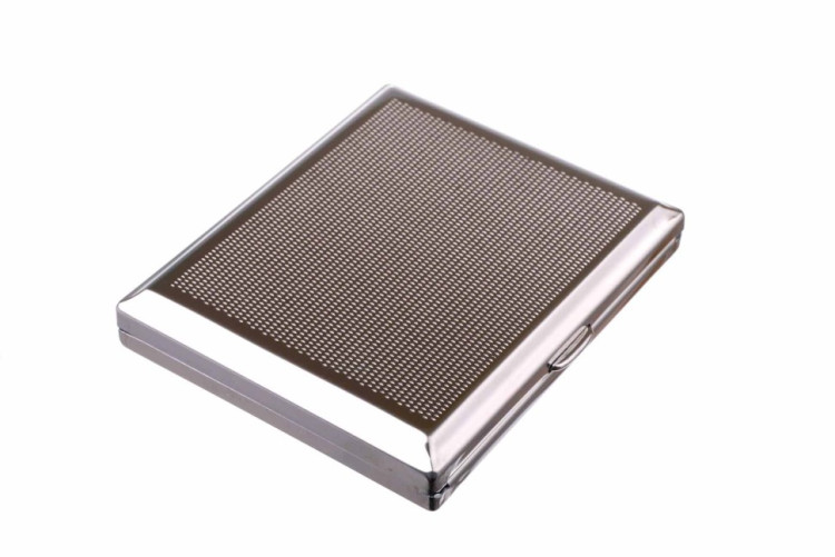 Портсигар Stoll на 18 сигарет, нержавеющая сталь