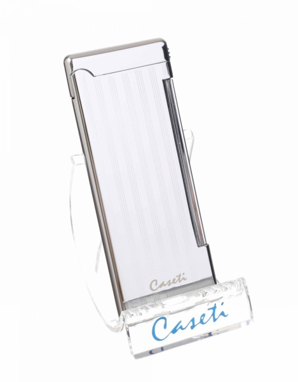 Зажигалка Caseti кремниевая, супертонкая, хром
