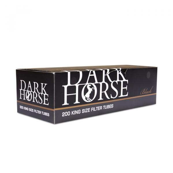 Гильзы сигаретные DARK HORSE Black 200