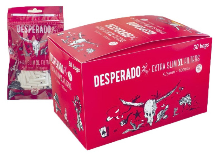 Фильтры для самокруток DESPERADO Extra Slim XL 100