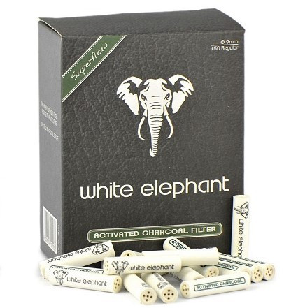 Фильтры для трубок WHITE ELEPHANT 150, 9мм, charcoal