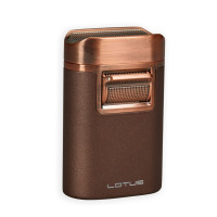 Зажигалка Lotus Brawn Brown Crackle & Copper Настольная T7COP