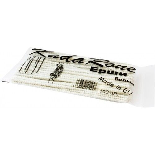 Ерши для трубок Don Gustavo 15 см, белые конические 100