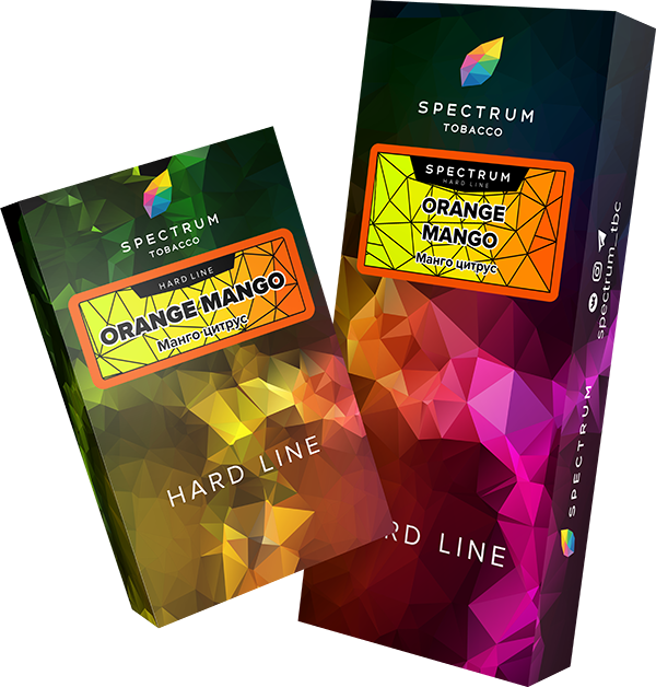Табак для кальяна Spectrum Hard Line Orange Mango Манго цитрус 40 гр.