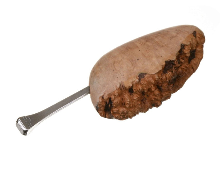 Тампер трубочный Passatore, хром и бриар (Германия)