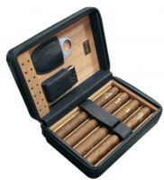 Хьюмидор Aficionado Manhattan Black дорожный (5 сигар)