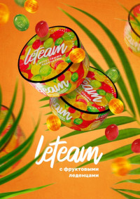 Бестабачная смесь LeTeam Медиум с фруктовыми леденцами 125 г