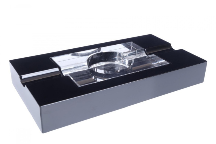 Пепельница Howard Miller на 2 сигары, Черный лак