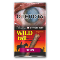 Сигариллы Wild tail Cherry c ароматом вишни 5 шт