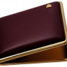 Портсигар STOLL на 18 сигарет, натуральная кожа, бордовый