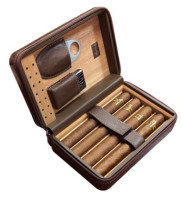 Хьюмидор Aficionado Manhattan Brown дорожный (5 сигар)