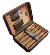 Хьюмидор Aficionado Manhattan Brown дорожный (5 сигар)