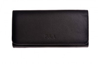 Кисет P&A для самокруток, натуральная кожа, черный