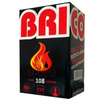 Уголь для кальяна COCOBRICO FLAT 108*17 мм, кокосовый