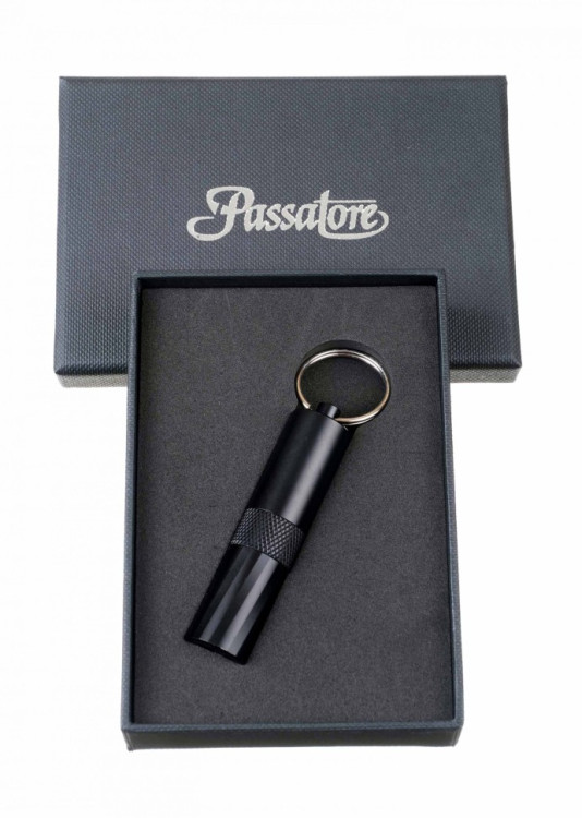 Пробойник сигарный Passatore c докуривателем, Антрацит (Германия)