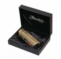 Зажигалка сигарная Passatore, тройное пламя, с пробойником и сигарным ложементом, античная медь