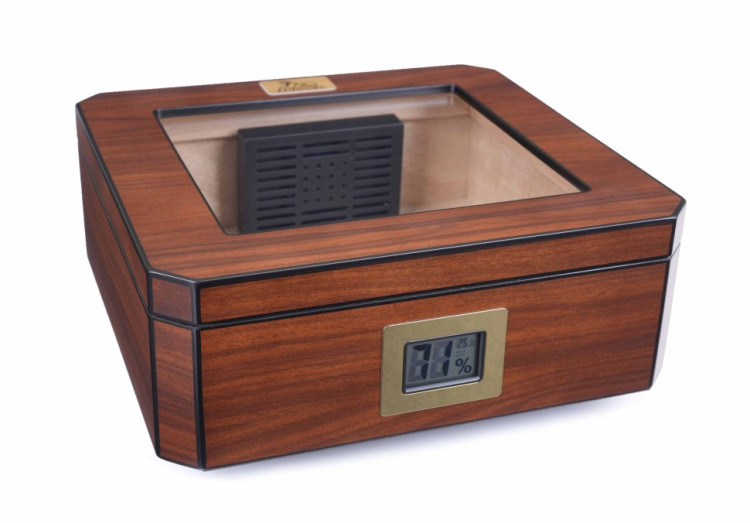 Хьюмидор Lubinski на 30 сигар со стеклом, Орех