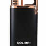 Зажигалка сигарная Colibri Belmont, черная-розовое золото