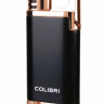 Зажигалка сигарная Colibri Belmont, черная-розовое золото