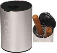 Пепельница Ashtray для автомобиля сигарная металл серебристая