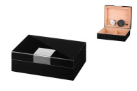 Хьюмидор Angelo черный, глянцевый