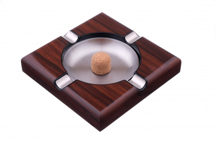 Пепельница Lubinski на 4 трубки или сигары, Железное дерево