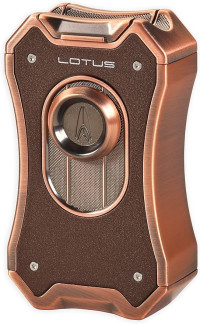 Зажигалка Lotus Emperor Brown Crackle & Copper Настольня T9020