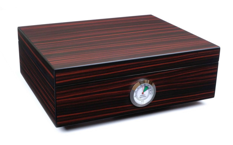 Хьюмидор Lubinski на 40 сигар с подарочным набором, Эбеновое дерево