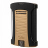 Зажигалка сигарная Colibri Daytona, черная- золото