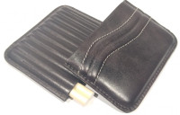 Футляр для 10 сигарилл коричневый, натуральная кожа