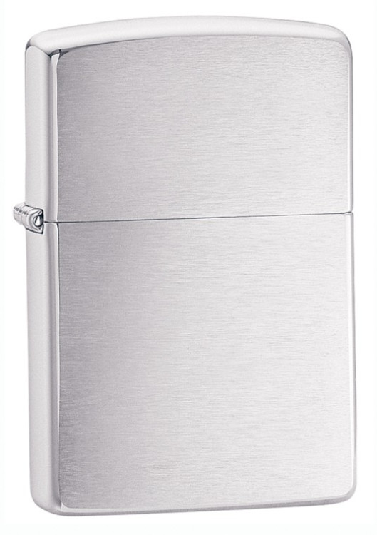 Зажигалка ZIPPO Classic с покрытием Brushed Chrome