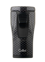 Зажигалка сигарная Colibri Monaco (тройное пламя), черный карбон