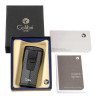 Зажигалка сигарная Colibri Monaco (тройное пламя), черный карбон