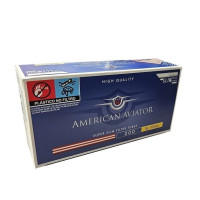 Гильзы сигаретные AMERICAN AVIATOR Super Slim White XL 6/24 200