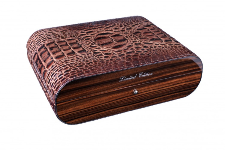 Хьюмидор Gentili Croco Brown на 15 сигар Limited Edition